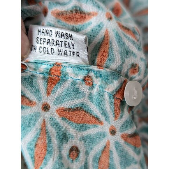 Roberta Roller Rabbit cotton silk top Small - Picture 4 of 7